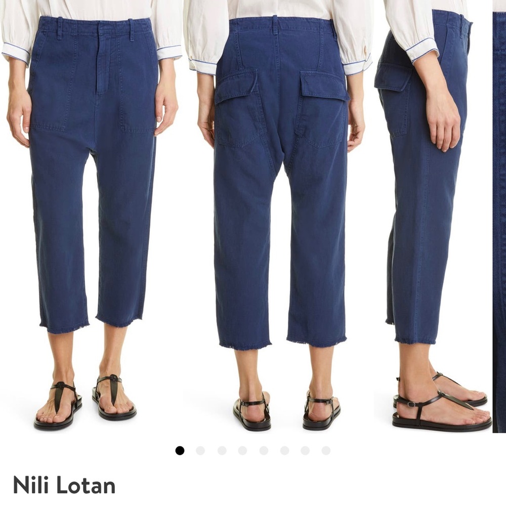Nili Lotan- Luna pants - blue sz 2. NWT
